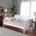 Baxton Studio Mariana Classic and Traditional White Finished Wood Full Size Daybed 222-12539-ZORO